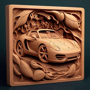 3D мадэль Porsche Boxster (STL)